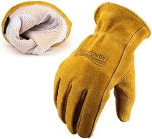 Gardening Work Gloves Leather: Garden Men Women Thorn Proof ... Gardening Work Gloves Leather: Garden Men Women Thorn Proof ...