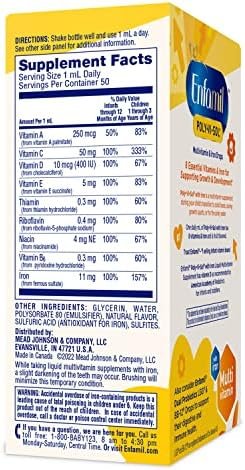 Enfamil Prenatals & Baby Vitamins Poly-Vi-Sol 8 Multi-Vitami...