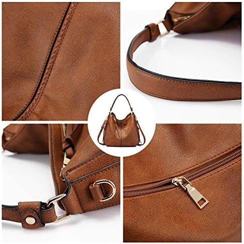 Realer Hobo Crossbody Bags for Women Designer Leather Hobo H...