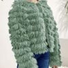 Inorin Girls Open Front Cardigan Faux Fur Coat Warm Fuzzy Tr...