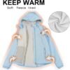 33,000ft Women's Softshell Jacket, Fleece Lined Warm Jacket ...
