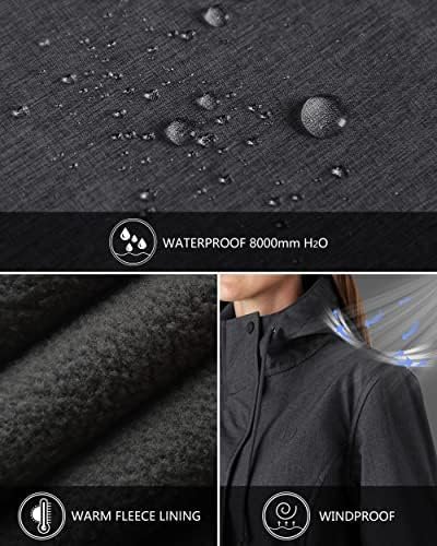 Outdoor Ventures Women's Lightweight Waterproof Fleece Lined...