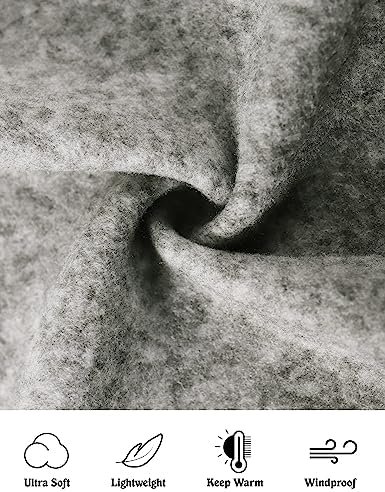 Dolcevida Women's Long Sleeve Sweater Fleece Zip Up Speckled...