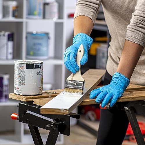 Comfy Package Synthetic Vinyl Blend Disposable Plastic Glove...