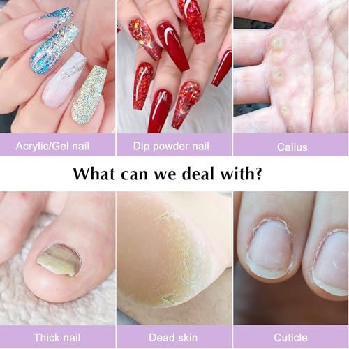 COSLUS Electric Nail Drill File Professional: for Acrylic Ge...