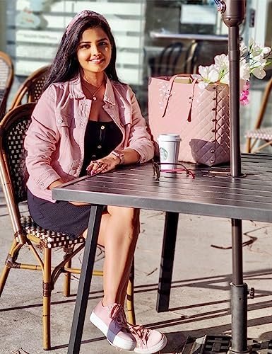 luvamia Women's Basic Button Down Stretch Fitted Long Sleeve...