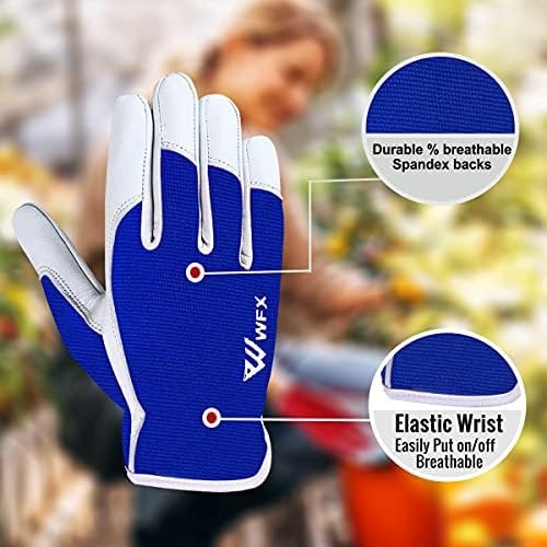 Work Gloves Gardening Breathable Rigger Palm Gardening Glove...