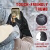 HANDLANDY Heated Gloves for Men Women Rechargeable, Waterpro...
