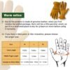 Gardening Work Gloves Leather: Garden Men Women Thorn Proof ...