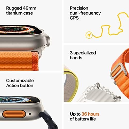 Apple Watch Ultra [GPS + Cellular 49mm] Titanium Case with M...