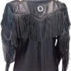 The Orchid Native American Style Suede Leather Fringe Jacket...