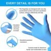 FINITEX Blue Disposable Nitrile Exam Gloves - 200 PCS/BOX 3....