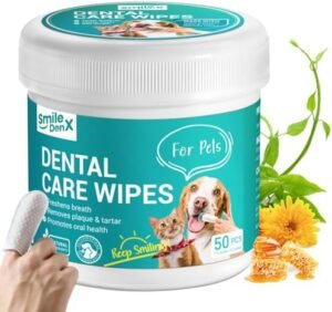 Dog Dental Care Wipes - Cat & Dog Teeth Cleaning Dog Dental Care Wipes - Cat & Dog Teeth Cleaning Finger Wipe...