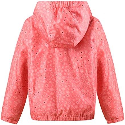 SUNDAY ROSE Boys Girls Rain Jackets Lightweight Waterproof H...