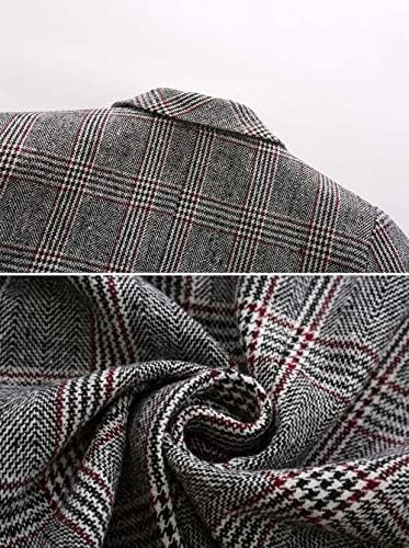 ebossy Women's Notch Lapel 2 Button Boyfriend Blazer Suit Ho...