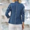 Jean Jackets for Women Trendy Stretch Denim Jacket Button Up...