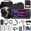 Sony HDR-CX405 HD Handycam (HDRCX405/B) + 64GB Memory Card +...