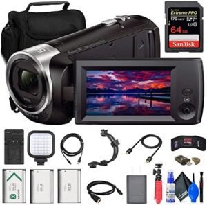 Sony HDR-CX405 HD Handycam (HDRCX405/B) + 64GB Memory Card +... Sony HDR-CX405 HD Handycam (HDRCX405/B) + 64GB Memory Card +...