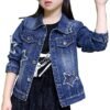 ASHER FASHION Denim Jackets Girl Denim Jackets Classic Basic...