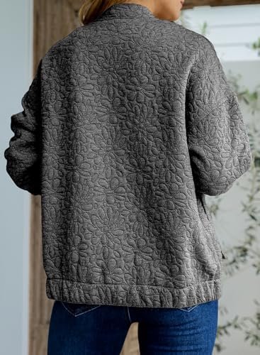 EVALESS Bomber Jackets for Women Spring Fashion 2025 Cute Ja...