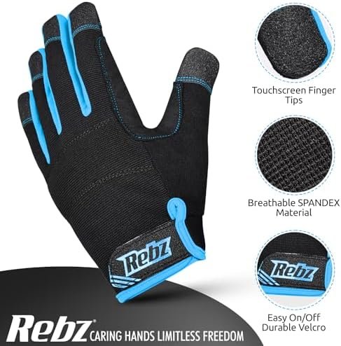 Rebz Work Gloves Premium work gloves men|Safety work gloves ...