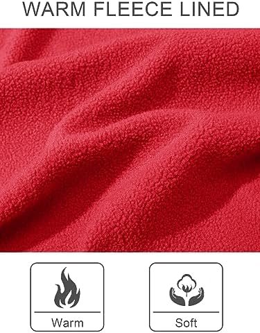 MAGCOMSEN Women's Fleece Lined Zip Up Hoodies Casual Hooded ...