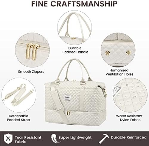 LOVEVOOK Travel Duffle Bag,Weekender Bags for Women with Sho...