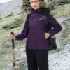 Pioneer Camp Women's Rain Jacket with Hood Waterproof Windbr...