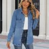 luvamia 2025 Spring Jean Jackets for Women Fashion Oversized...