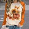 Womens Fall Funny Sweatshirt Cute Graphic Printed Autumn The...