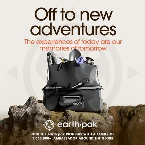 Earth Pak Waterproof Duffel Bag - Large Dry Bag 1680D TPU Wa...