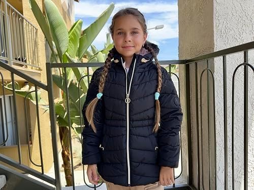 Rokka&Rolla Girls' Water-Resistant Long Puffer Jacket Winter...