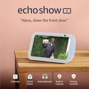 Amazon Echo Show 5 (newest model), Smart display with 2x Amazon Echo Show 5 (newest model), Smart display with 2x the...
