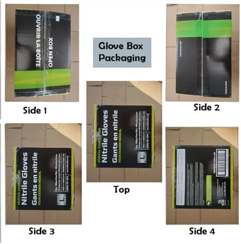 Inspire HEAVY DUTY 6Mil ORIGINAL Quality Stretch Nitrile Bla...