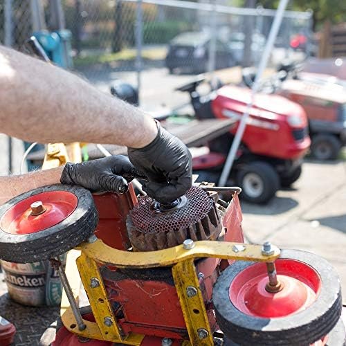 X3 Black Nitrile Disposable Industrial-Grade Gloves 3 Mil, L...