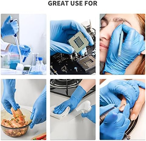 Daddy's Choice Nitrile Gloves 100Pcs 1000 Pcs Disposable Blu...