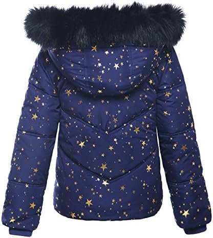 Rokka&Rolla Girls' Heavyweight Puffer Jacket Quilted Winter ...