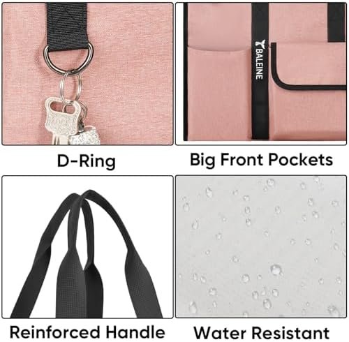 BALEINE Large Utility Tote Bag with Reinforced Bottom, Multi...