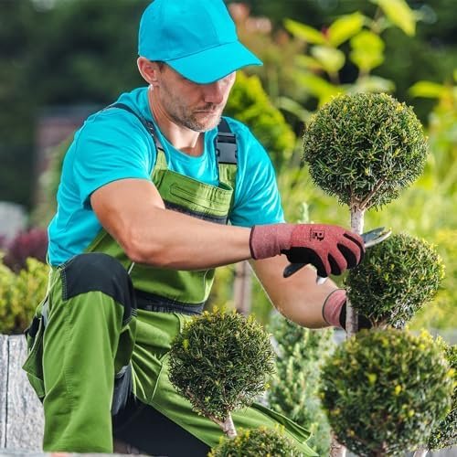 3 Pairs Superior Grip Colorful Gardening Work Gloves Comfort...