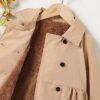 SOLY HUX Toddler Girl's Double Breasted Long Sleeve Trench C...