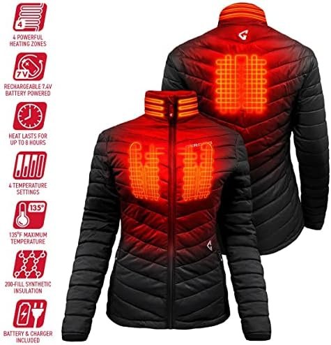 Gerbing 7V Women's Khione Jacket 2.0—Battery Heated Jacket f...