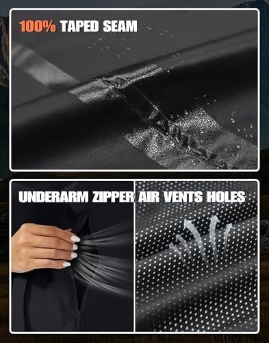 Pioneer Camp Women's Rain Jacket with Hood Waterproof Windbr...