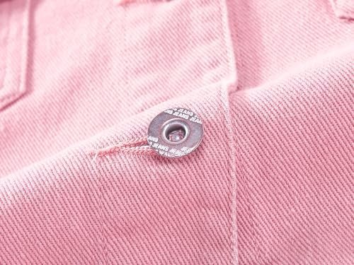 Kedera Womens Denim Jackets Distressed Ripped Long Sleeve Je...