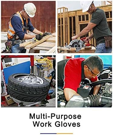 HANDLANDY Fingerless Work Gloves Bulk, Pack of 12 Pairs Open...