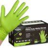 TitanFlex Thor Grip Heavy Duty Green Industrial Nitrile Glov...