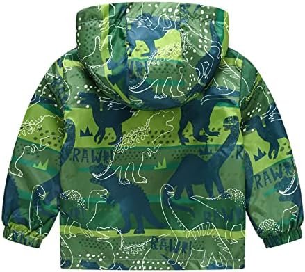 Dinosaur Hooded Jackets Toddler Baby Boys Girls Cartoon Prin...