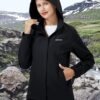 Pioneer Camp Women's Rain Jacket with Hood Waterproof Windbr...