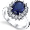Solid Sterling Silver Kate Middleton's Engagement Ring with ...
