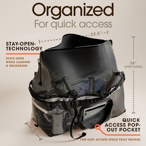 Earth Pak Waterproof Duffel Bag - Large Dry Bag 1680D TPU Wa...