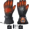 HANDLANDY Heated Gloves for Men Women Rechargeable, Waterpro...